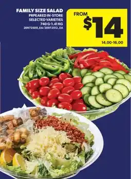 Real Canadian Superstore FAMILY SIZE SALAD offer
