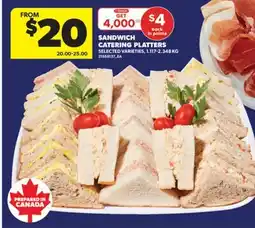 Real Canadian Superstore SANDWICH CATERING PLATTERS, 1.117-2.348 KG offer