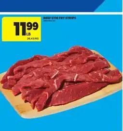 Real Canadian Superstore BEEF STIR FRY STRIPS offer