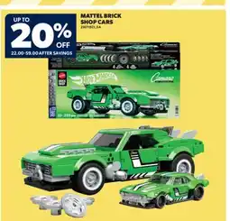 Real Canadian Superstore MATTEL BRICK SHOP CARS offer