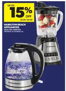 Real Canadian Superstore HAMILTON BEACH APPLIANCES offer