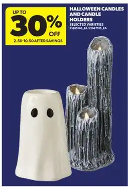 Real Canadian Superstore HALLOWEEN CANDLES AND CANDLE HOLDERS offer