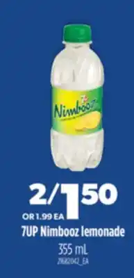 Real Canadian Superstore 7UP NIMBOOZ LEMONADE, 355 mL offer