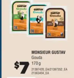 Real Canadian Superstore MONSIEUR GUSTAV GOUDA, 170 G offer