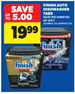 Real Canadian Superstore FINISH AUTO DISHWASHER TABS, 60-105' S offer