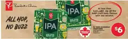 Real Canadian Superstore PC NON-ALCOHOLIC CRAFT BEER, 4X355 ML offer