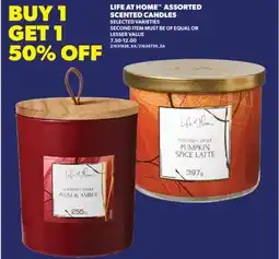 Real Canadian Superstore LIFE AT HOME ASSORTED SCENTED CANDLES offer