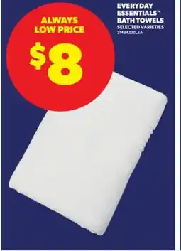 Real Canadian Superstore EVERYDAY ESSENTIALS BATH TOWELS offer
