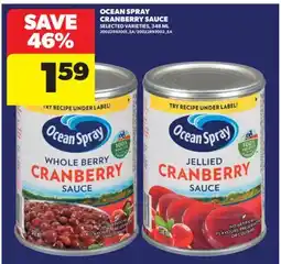 Real Canadian Superstore OCEAN SPRAY CRANBERRY SAUCE, 348 ML offer
