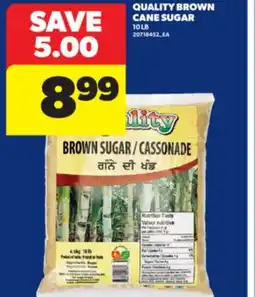 Real Canadian Superstore QUALITY BROWN CANE SUGAR, 10 LB offer