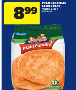 Real Canadian Superstore PRAN PARATHAS FAMILY PACK, 2400 G offer