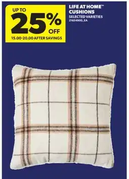 Real Canadian Superstore LIFE AT HOME CUSHIONS offer