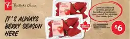 Real Canadian Superstore PC GREENHOUSE STRAWBERRIES, 340 G offer