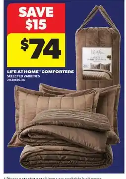 Real Canadian Superstore LIFE AT HOME COMFORTERS offer