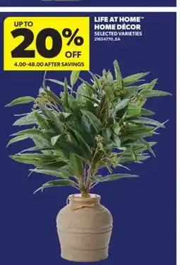 Real Canadian Superstore LIFE AT HOME HOME DÉCOR offer