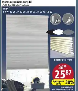Sushi Shop Cellular blinds Cordless offer