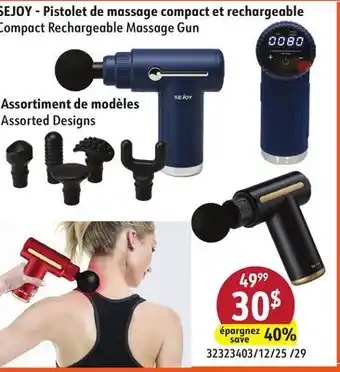 Sushi Shop Compact Rechargeable Massage Gun offer