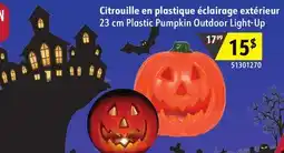Sushi Shop 23 cm Plastic Pumpkin Outdoor Light-Up offer