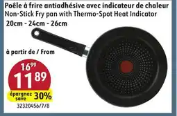 Sushi Shop Non-Stick Fry pan with Thermo-Spot Heat Indicator, 20cm - 24cm - 26cm offer
