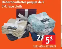 Sushi Shop 5Pk Face Cloth offer