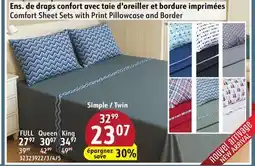 Sushi Shop Twin Comfort Sheet Sets with Print Pillowcase and Border offer