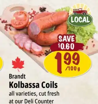 Farm Boy Brandt Kolbassa Coils offer