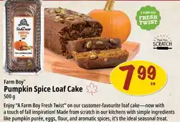 Farm Boy Farm Boy Pumpkin Spice Loaf Cake offer