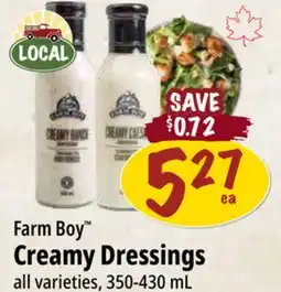 Farm Boy Farm Boy Creamy Dressings offer