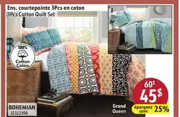 Sushi Shop 3Pcs Cotton Quilt Set BOHEMIAN offer