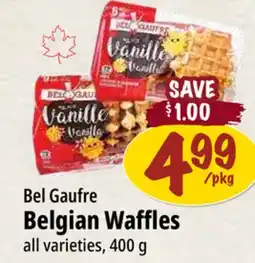 Farm Boy Bel Gaufre Belgian Waffles offer
