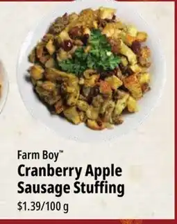 Farm Boy Farm Boy Cranberry Apple Sausage Stuffing offer