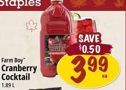 Farm Boy Farm Boy Cranberry Cocktail offer