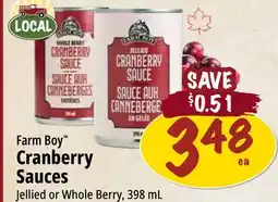 Farm Boy Farm Boy Cranberry Sauces offer