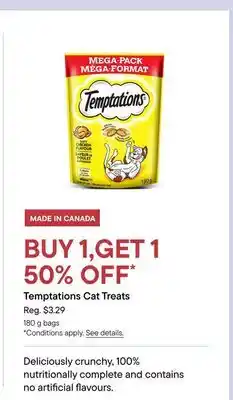 Petvalu Temptations Cat Treats offer