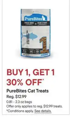 Petvalu PureBites Cat Treats offer