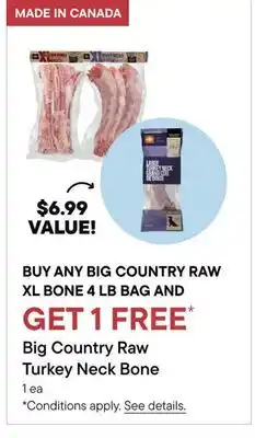 Petvalu Big Country Raw Turkey Neck Bone offer