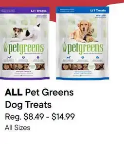 Petvalu ALL Pet Greens Dog Treats offer
