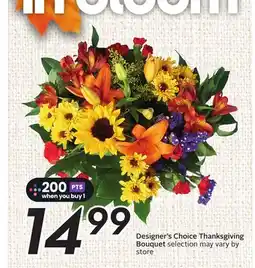 Sobeys Designer's Choice Thanksgiving Bouquet offer