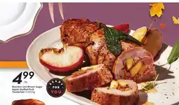 Sobeys Bourbon and Brown Sugar Apple Stuffed Pork Tenderloin offer