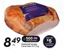 Sobeys PANACHE Simply Carve Ham offer