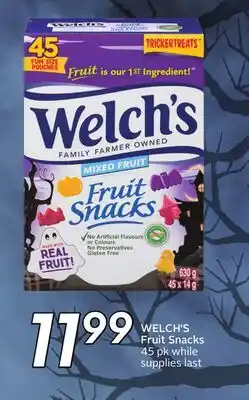 Sobeys WELCH'S Fruit Snacks offer