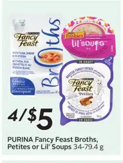 Sobeys PURINA Fancy Feast Broths, Petites or Lil' Soups offer