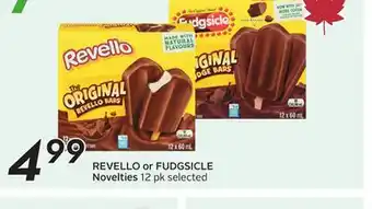 Sobeys REVELLO or FUDGSICLE Novelties offer