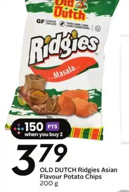 Sobeys OLD DUTCH Ridgies Asian Flavour Potato Chips offer