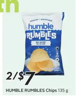 Sobeys HUMBLE RUMBLES Chips offer