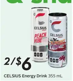 Sobeys CELSIUS Energy Drink offer