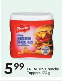 Sobeys FRENCH'S Crunchy Toppers offer