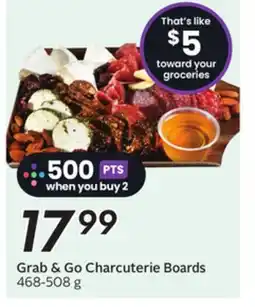 Sobeys Grab & Go Charcuterie Boards offer