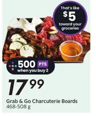 Sobeys Grab & Go Charcuterie Boards offer