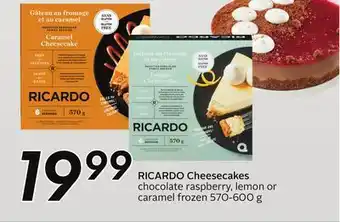 Sobeys RICARDO Cheesecakes offer